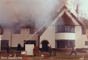 Horning Ferry Inn fire 1965