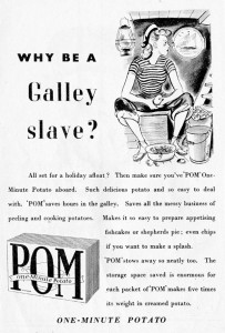 POM one minute potato 1949