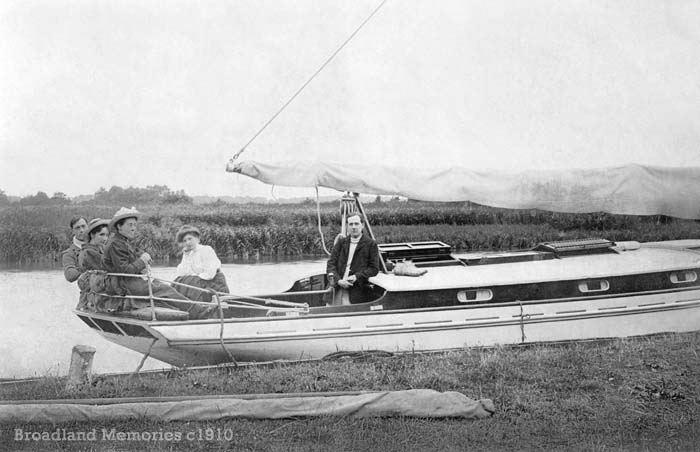 Holiday group on White Rose c1910