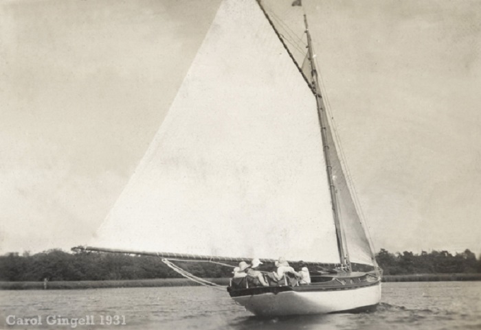 Iverna on Wroxham Broad in 1931