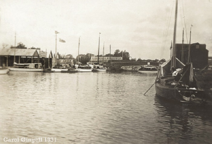 John Loynes boatyardWroxham 1931
