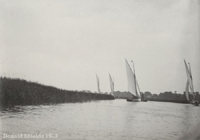 Sailing on the Norfolk Broads 1903