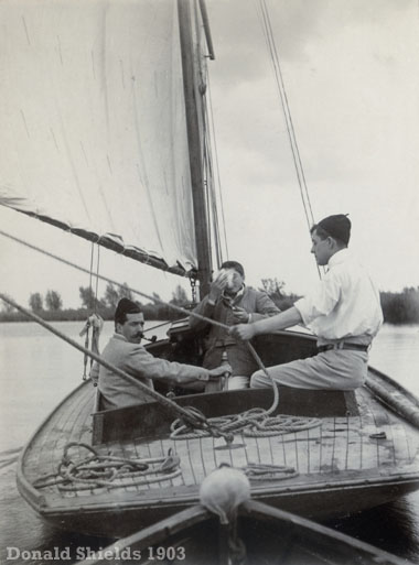 Sailing on the Norfolk Broads 1903