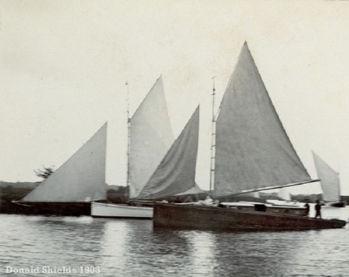 Sailing on the Norfolk Broads 1903