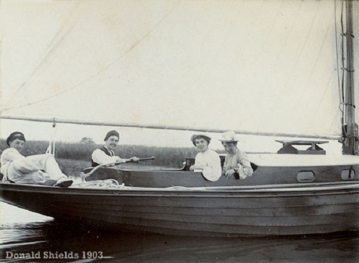 Sailing on the Norfolk Broads 1903