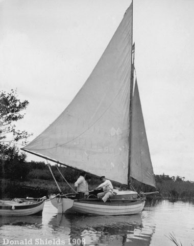 Sailing on the Norfolk Broads 1903