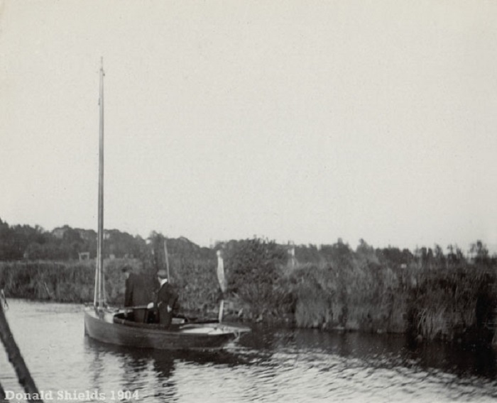 Sailing on the River Yare 1904