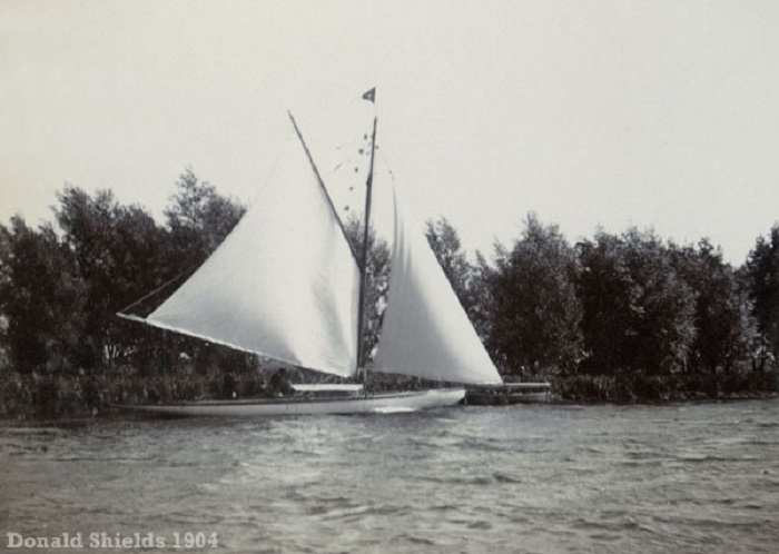 Sailing on the River Yare 1904
