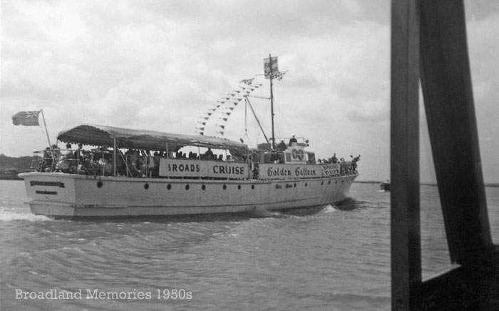 The Golden Galleon, Breydon Water 1950s