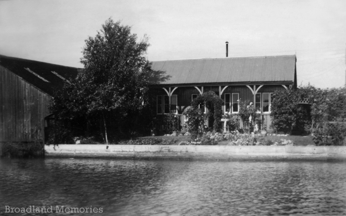Riverside bungalow, Norfolk Broads 1950