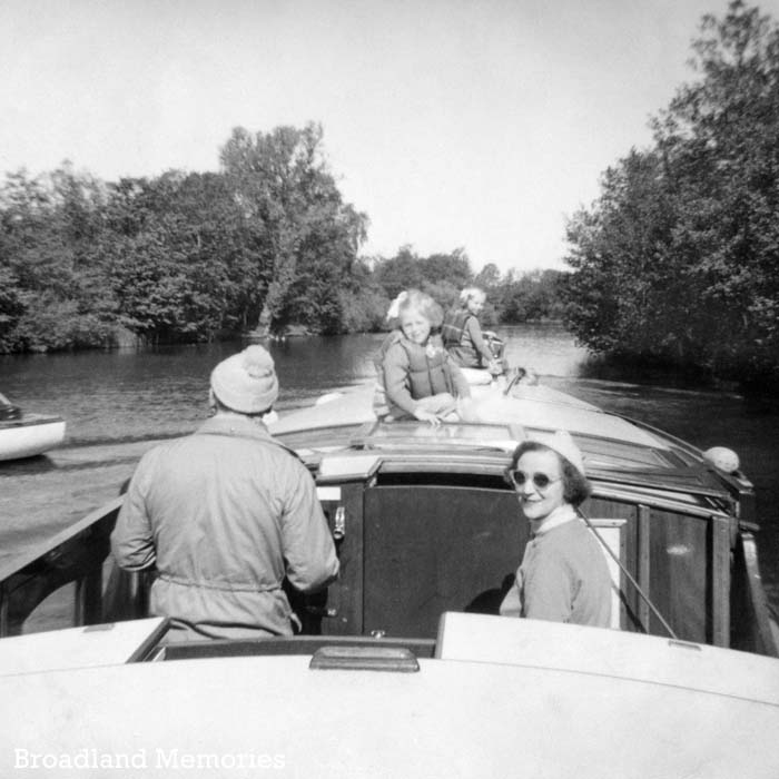 Cruising on the Norfolk Broads 1956