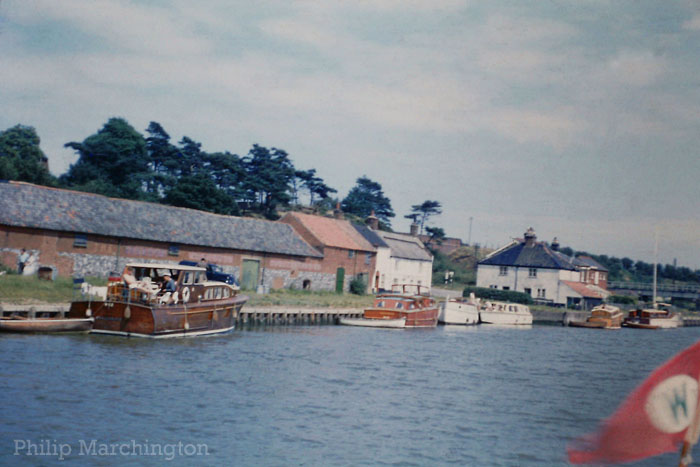 Reedham Old Maltings and Ship Inn 1956