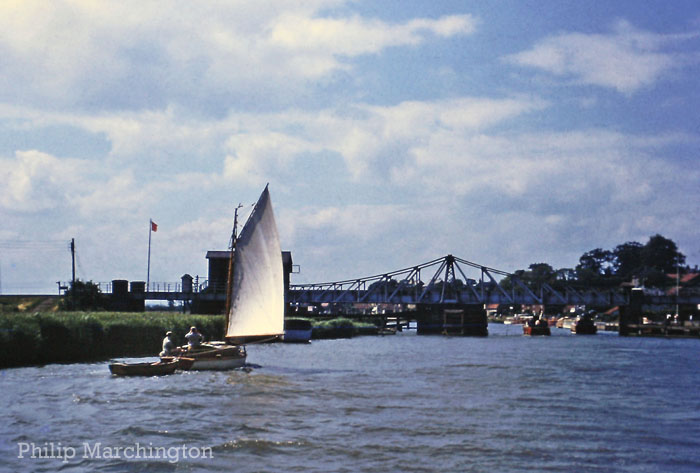 Reedham Swing Bridge 1956