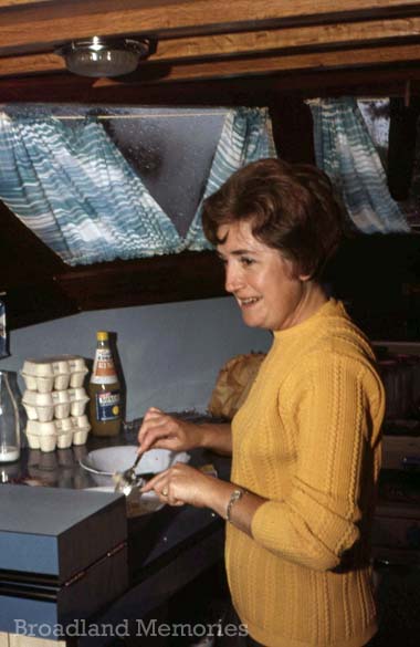 Cooking on board Golden Beaver