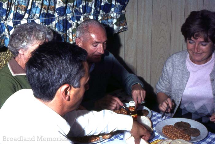 Mealtime on board Golden Beaver