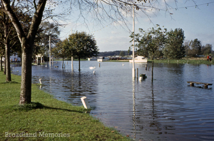 Flooding at Beccles Yacht Station 1960s