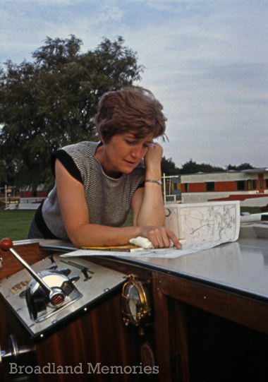 Journey planning, Norfolk Broads 1960s