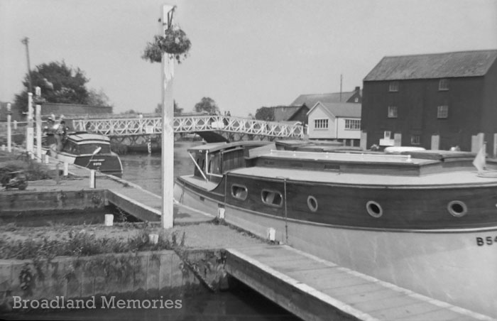 Loynes boatyard, Wroxham 1960s