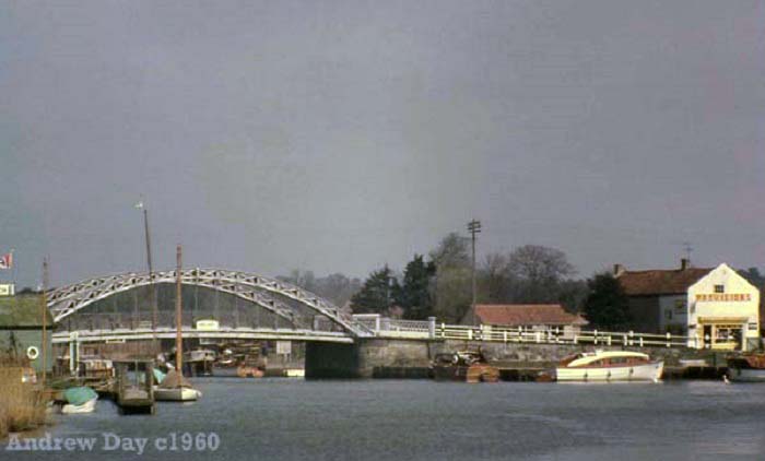 St Olaves Bridge and the stores c1960