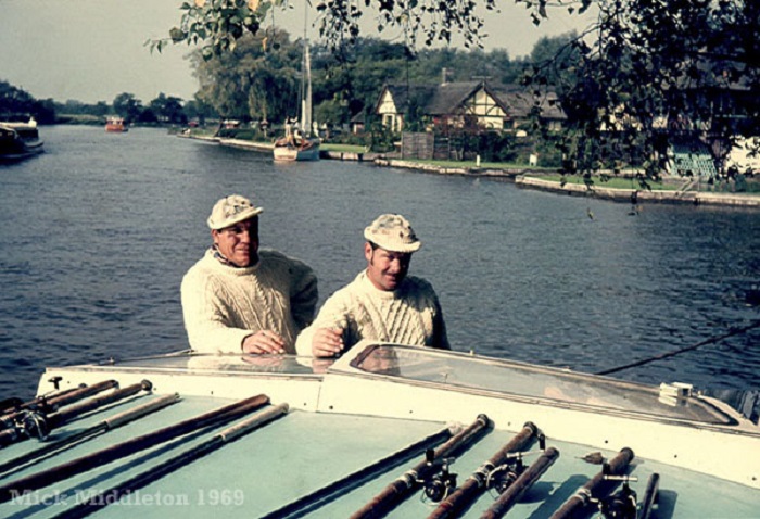 Cruising on the Norfolk Broads 1969