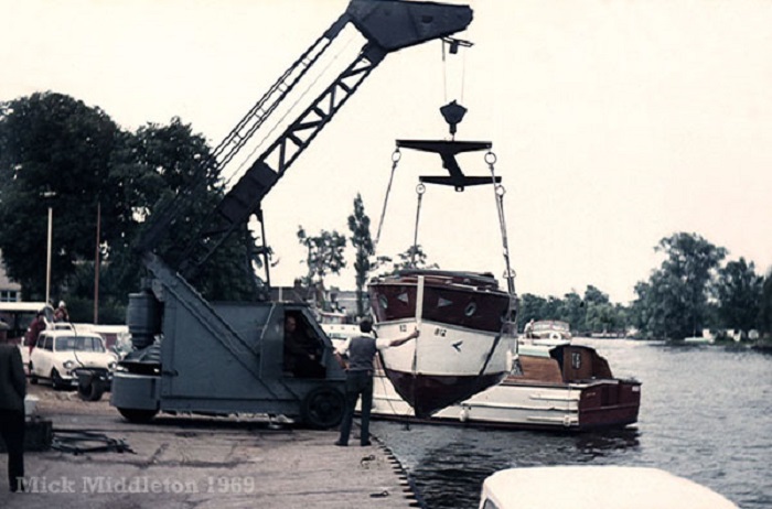 Percivals boatyard at Horning in 1969