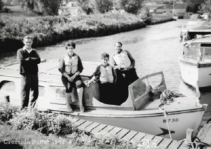 Hippersons boatyard at Beccles 1962