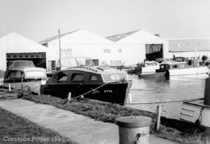 Herbert Woods boatyard at Potter Heigham 1964