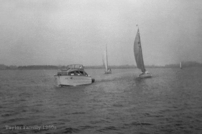 Crossing Breydon Water 1960s