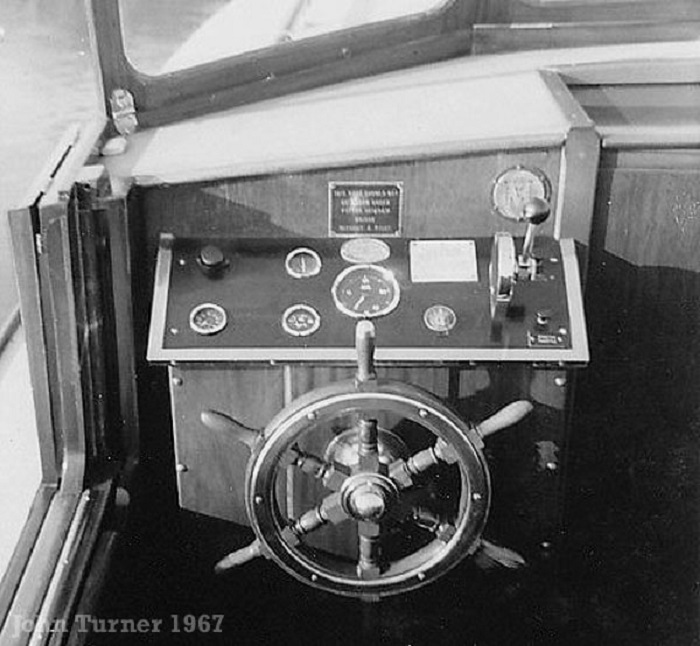 Star Glory II helm & controls 1967