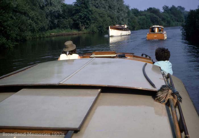 Cruising on the Norfolk Broads 1970s