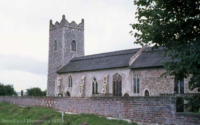 St Edmund's Church, Thurne 1970s