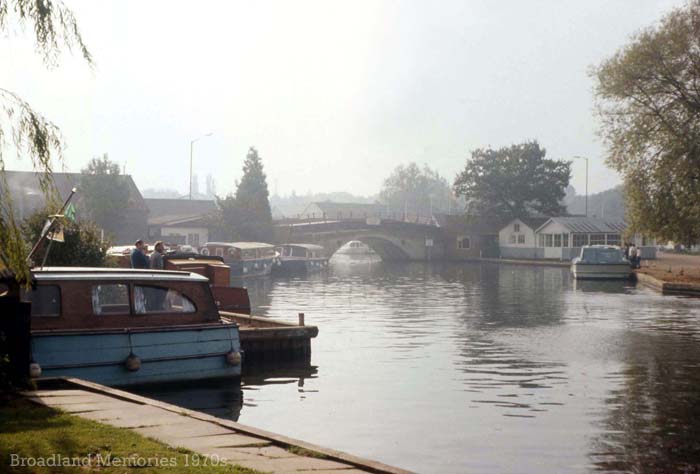 Wroxham Bridge 1970s