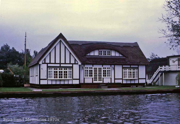 Riverside bungalow at Horning 1971