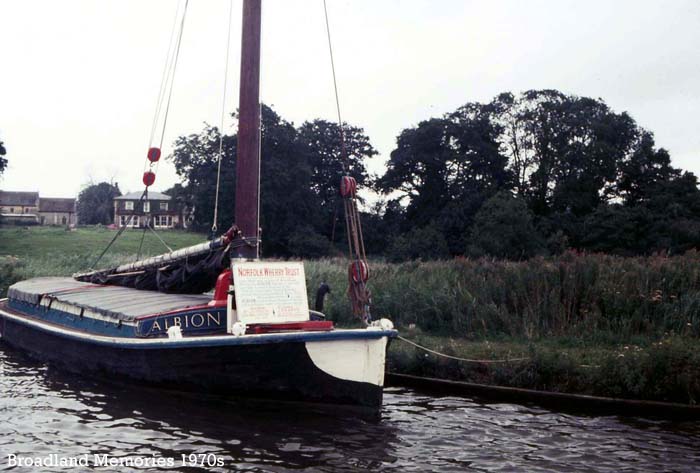 Wherry Albion at Horning 1971