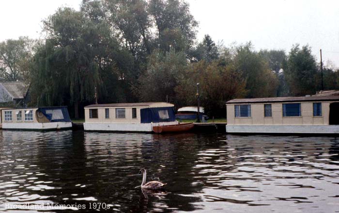 Houseboats at Porter & Haylett 1971