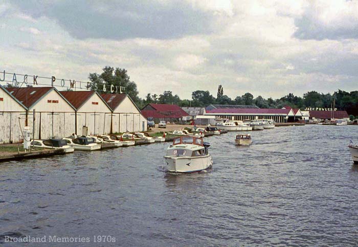The voew from Wroxham Bridge 1971