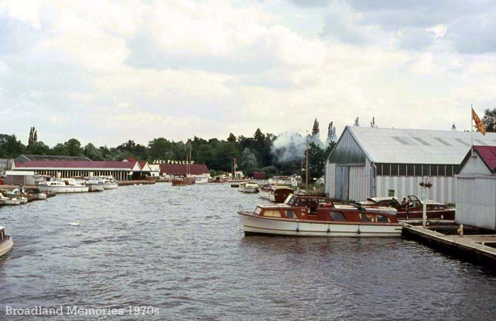 The voew from Wroxham Bridge 1971