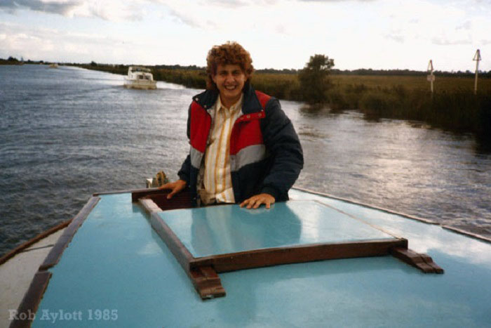 Cruising on the Norfolk Broads in 1985