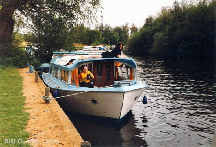 Radiant Light 4 pictured at Wroxham in the 1980s