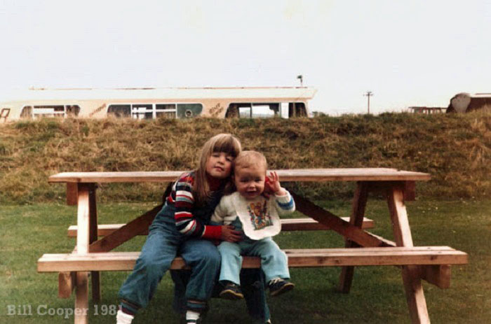 Acle Bridge Inn garden 1981
