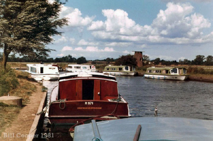 Ludham Bridge moorings 1981