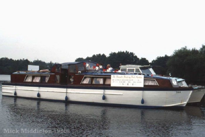 The Broads Floating Food Market 1980s