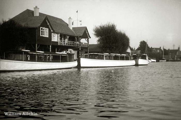 Broads Tours base at Wroxham 1950s