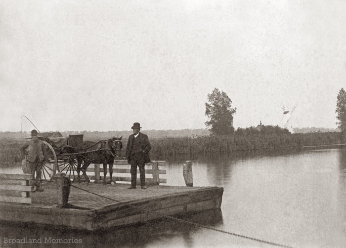 Buckenham Ferry, River Yare 1880s