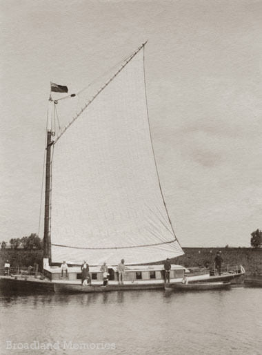 Pleasure Wherry Gladys, Norfolk Broads 1880s