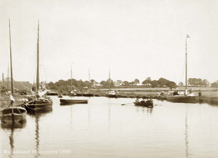 The River Bure at Wroxham 1895