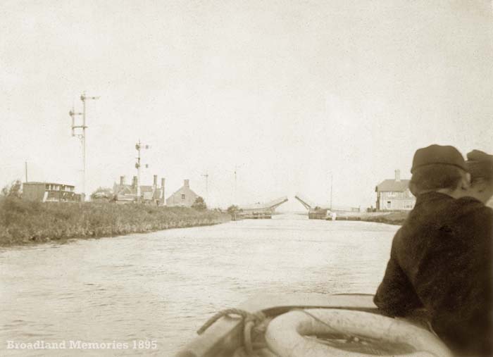 Haddiscoe Bridge and New Cut 1895