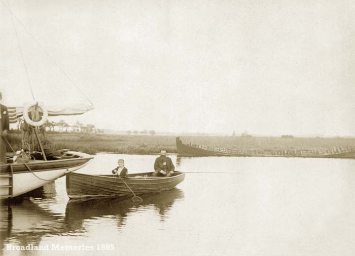 Fishing at Barton Staithe 1895