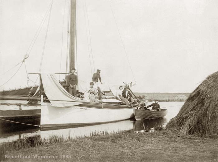 Mayflower at Barton Staithe 1895