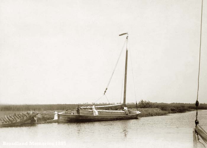 Trading wherry at Barton Turf 1895